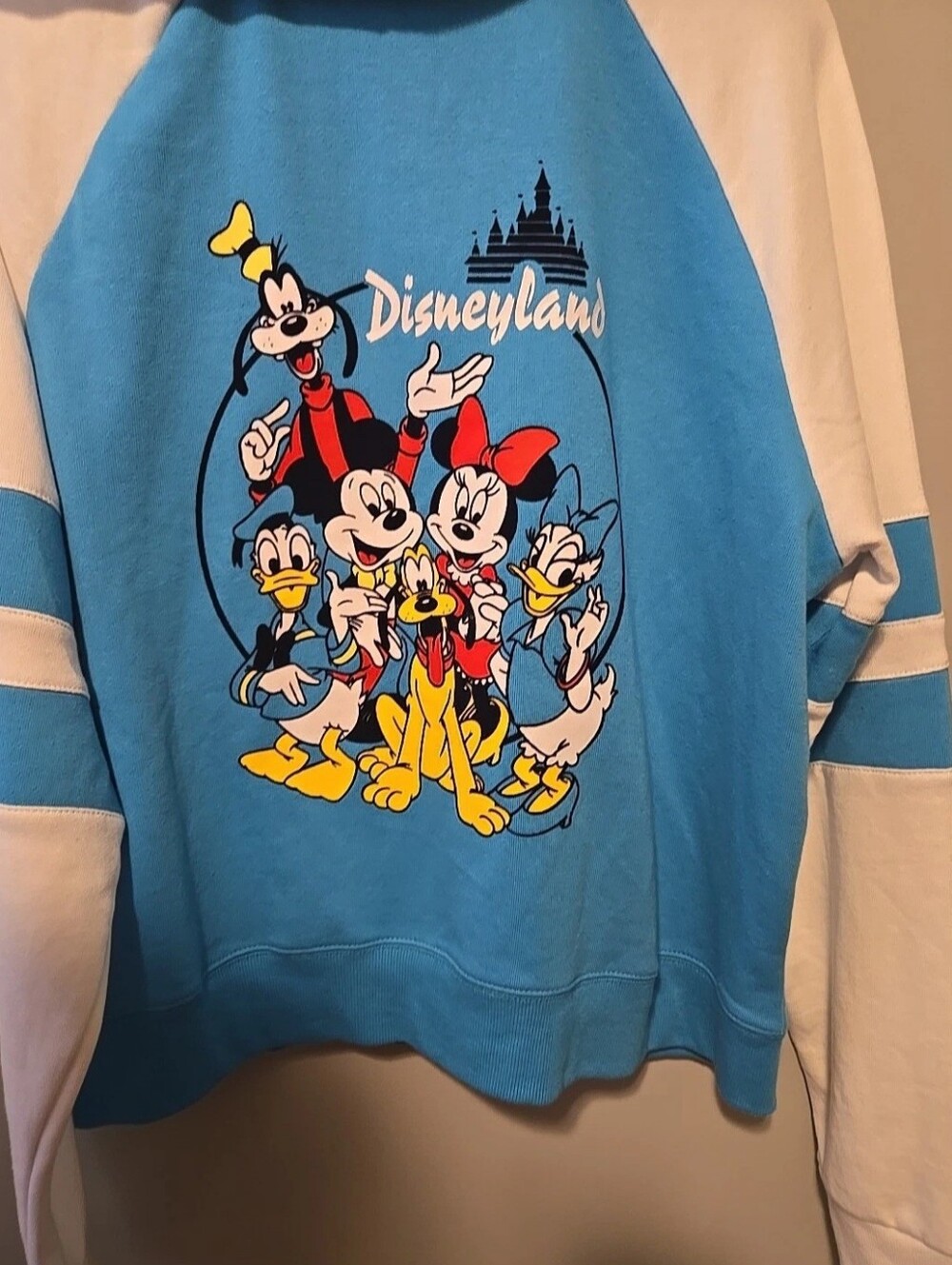 Disney Parks Disneyland. Zip Up Jacket Mickey Mouse &Friends. XL  Hoodie. NWT